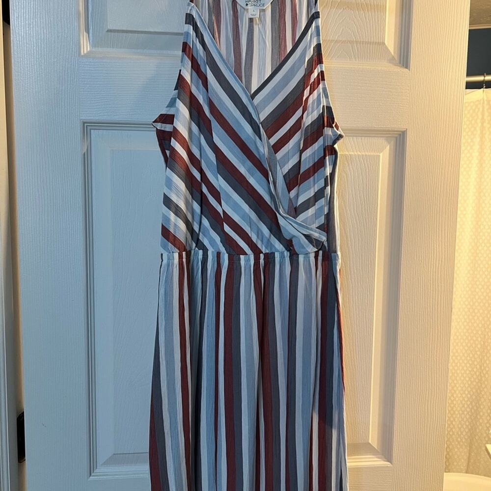 NWOT Market & Spruce Multicolor Striped Dress (L)